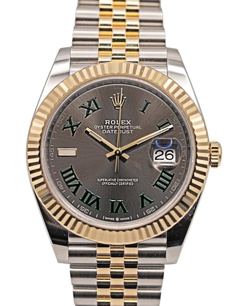 rolex datejust wimbledon 2 tone|rolex datejust wimbledon reference.